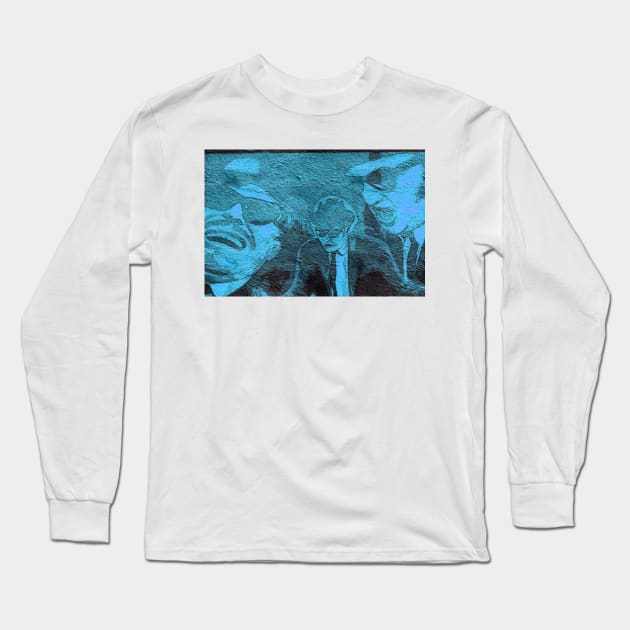 JUST THE BLUE (s) BROTHER (s) Long Sleeve T-Shirt by mister-john